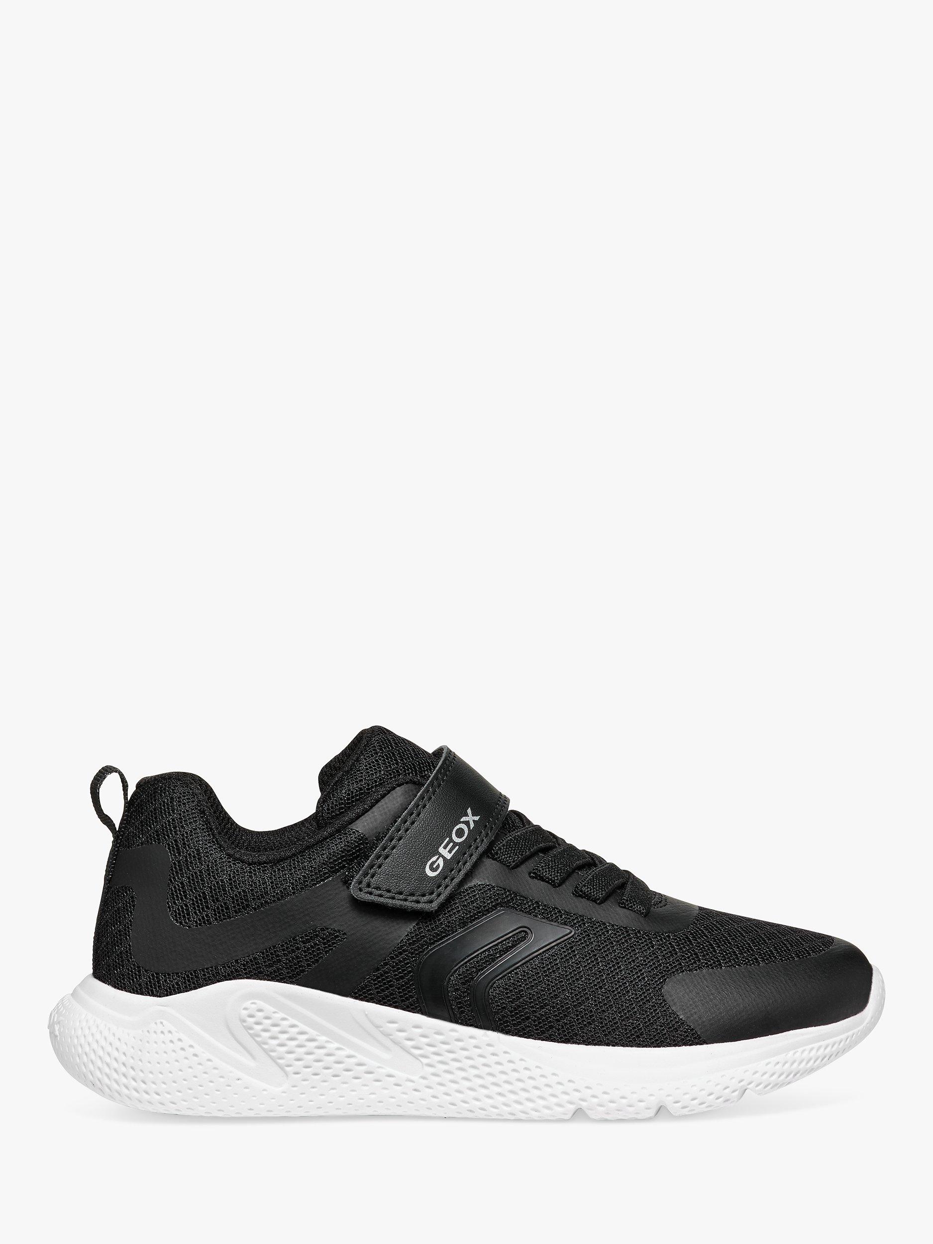 Geox Kids' J Sprintye G. A Low Cut Trainers, Black