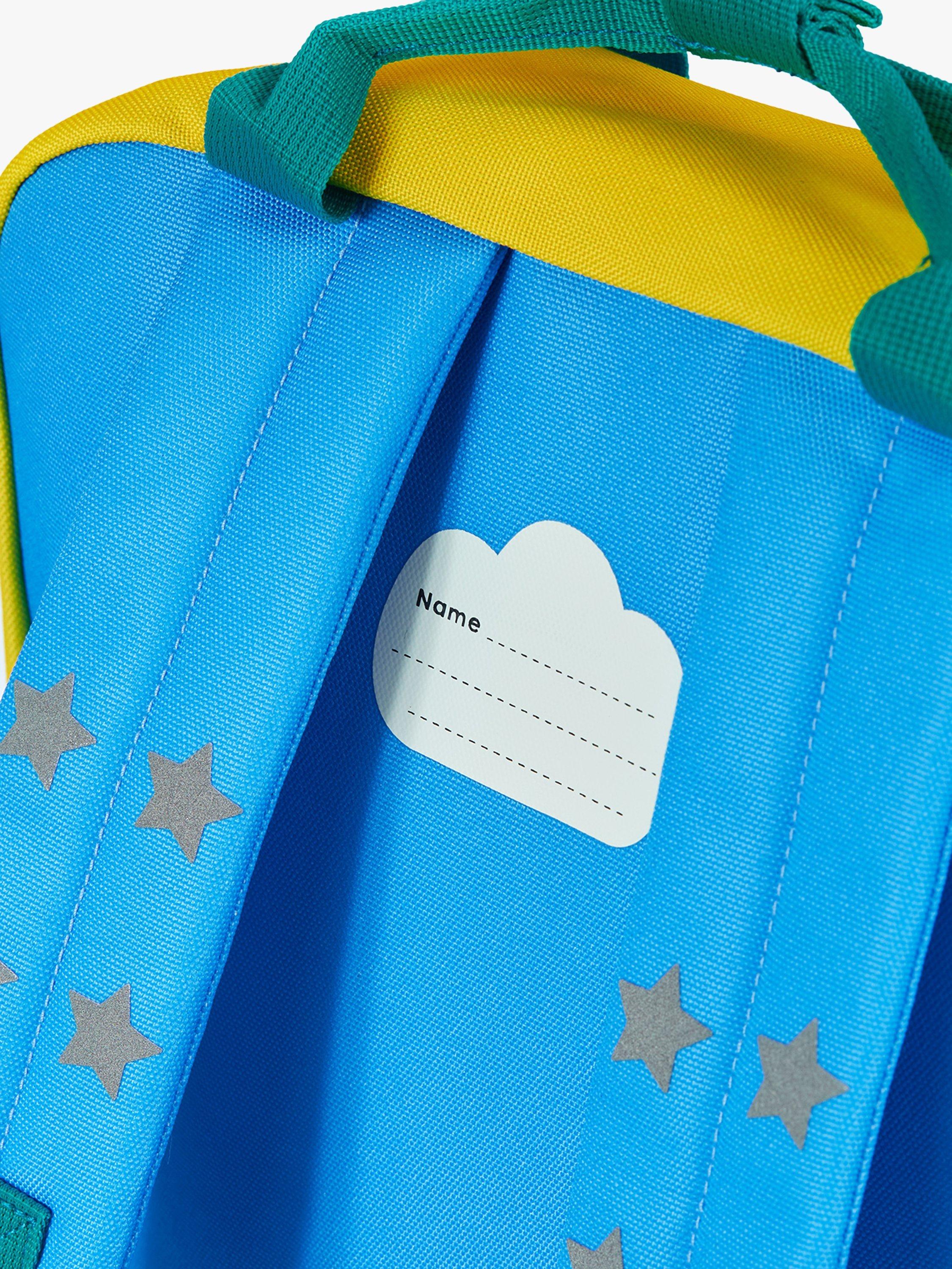 Product image 4 of 4, which shows Frugi Kids' Ramble Rainbow Daisy Backpack, Multi