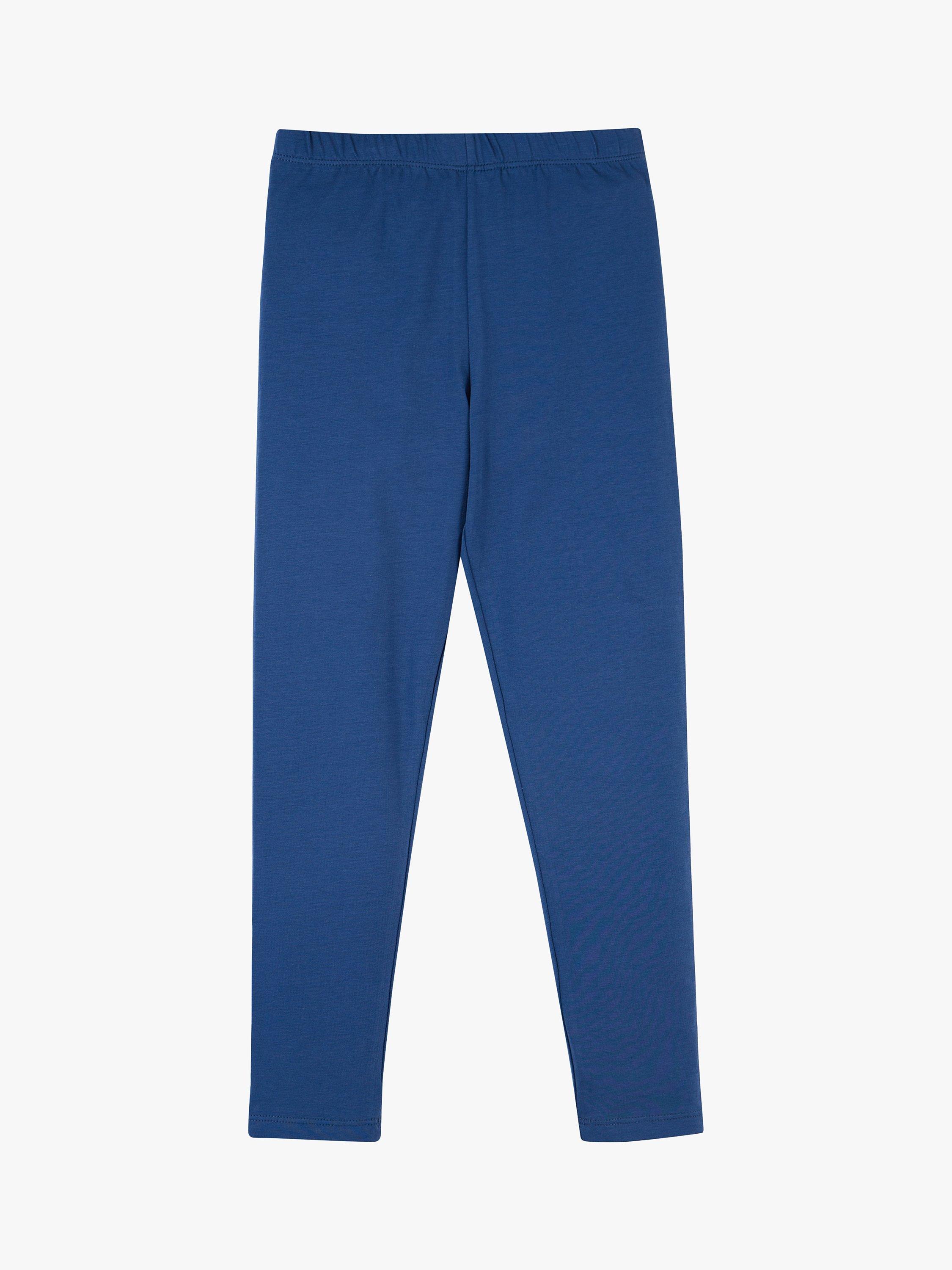 Product image 3 of 7, which shows Frugi Kids' Libby Springtime Ducks Leggings, Pack of 2, Navy/Multi, 4-5 years