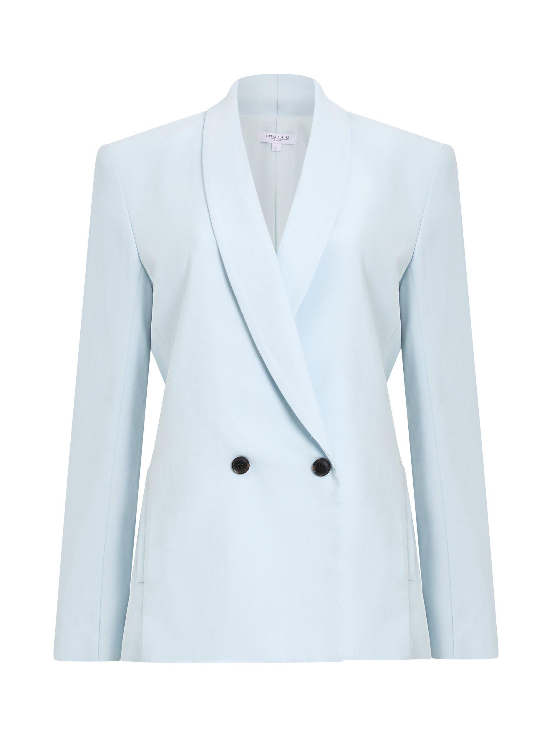 Great Plains Summer Blazer, Corfu Blue, 14