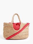 Great Plains Tunis Check Rafia Bag, Multi