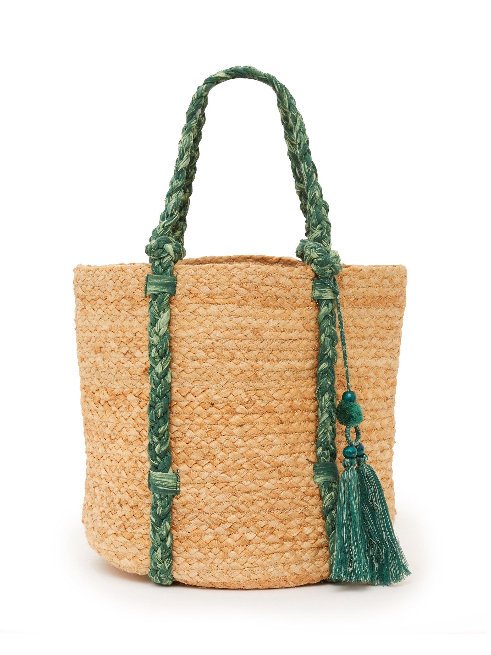 Product image 3 of 4, which shows Great Plains Bora Texture Basket Bag, Multi, One Size