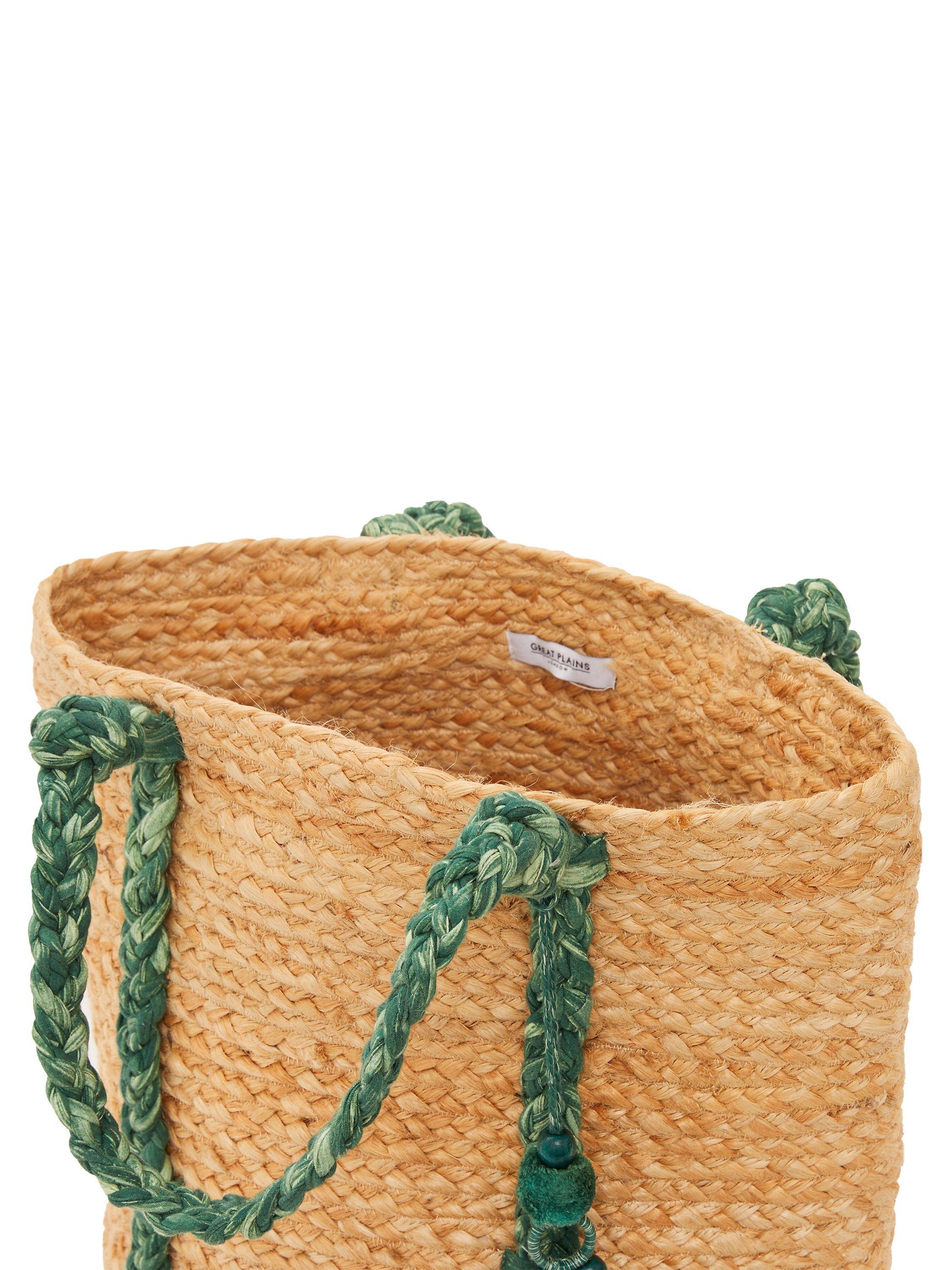 Product image 4 of 4, which shows Great Plains Bora Texture Basket Bag, Multi, One Size