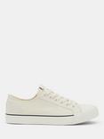 HUSH Finley Frayed Canvas Trainers