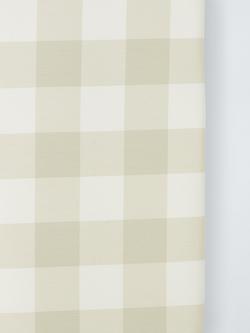John Lewis Gingham Ironing Board Cover, Natural - view 2, Natural Gingham