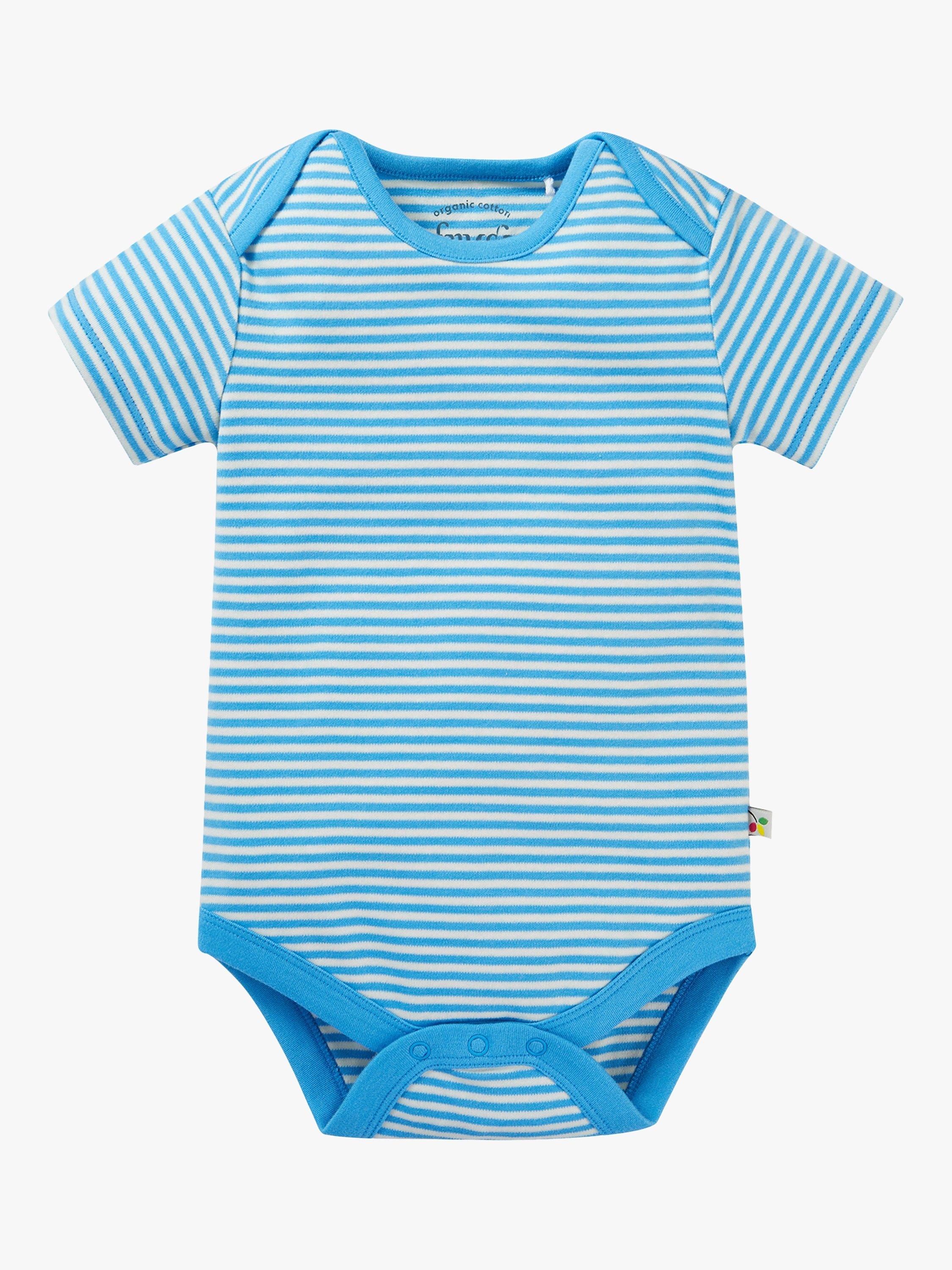 Product image 3 of 4, which shows Frugi Baby Organic Cotton Super Special Bodysuits, Pack Of 2, Multi, Newborn