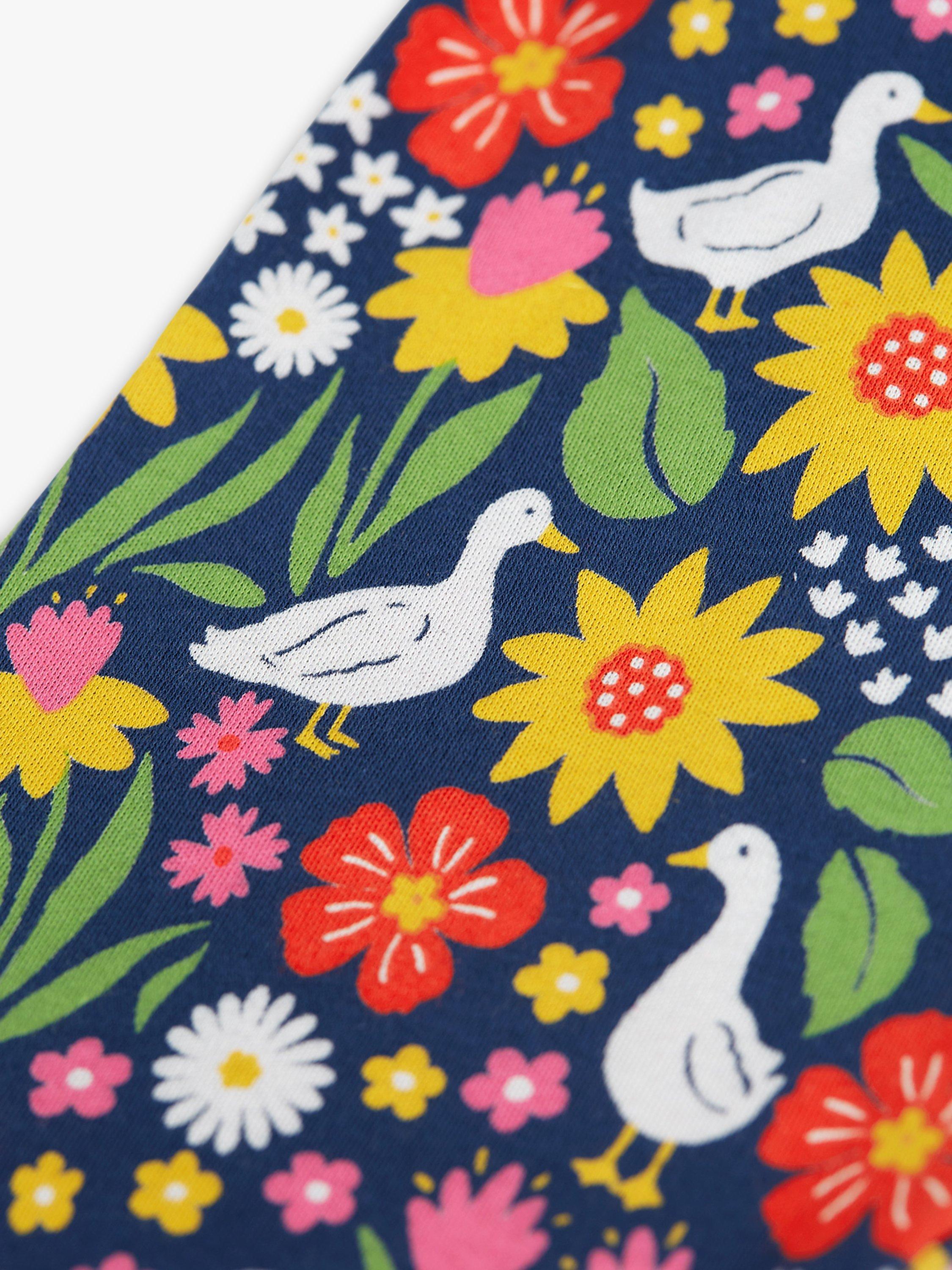 Product image 3 of 3, which shows Frugi Baby Parsnip Springtime Ducks Organic Cotton Joggers, Multi, 18-24 months