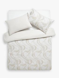 John Lewis Marbled Jacquard Bedding, Multi