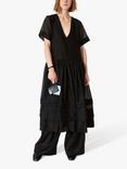 Lovechild 1979 Hounda Tiered Midi Dress, Black