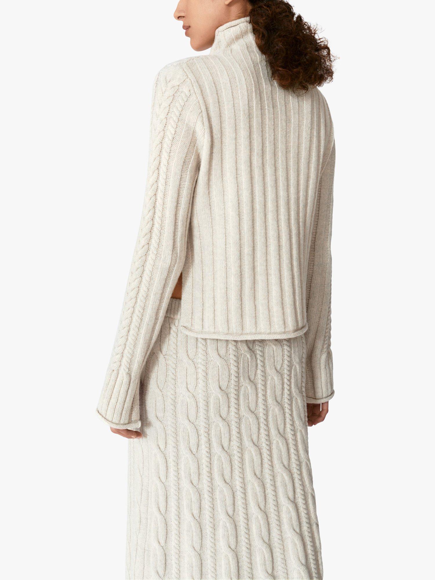 Lovechild 1979 Della Wool Blend Turtleneck Jumper, Oatmeal, L