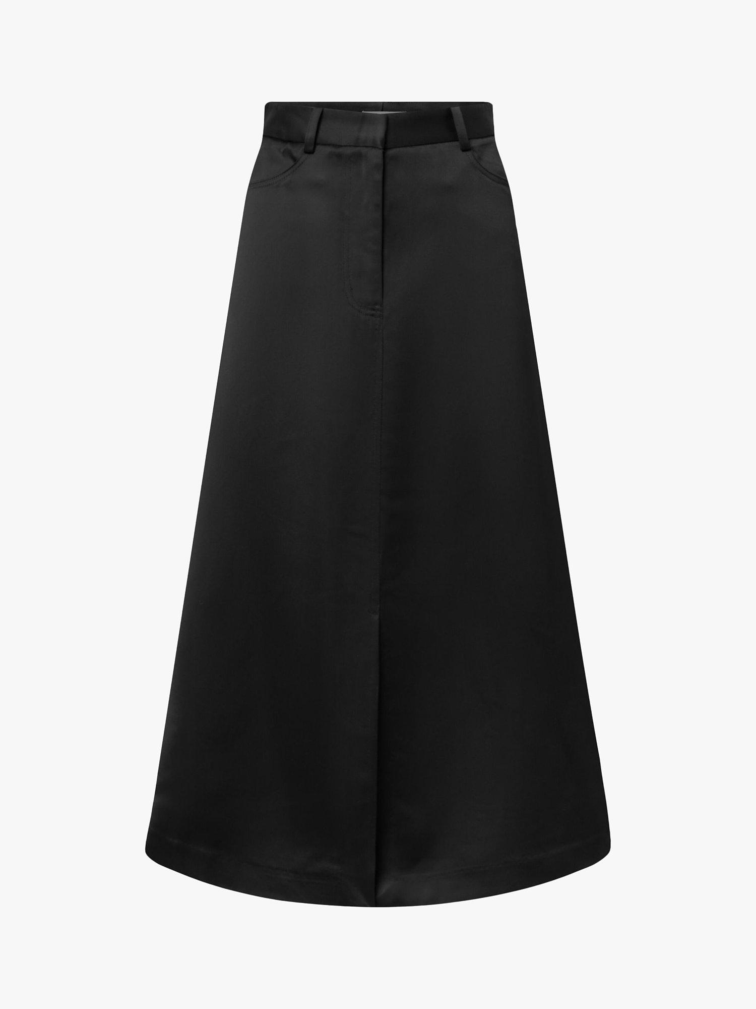 Product image 3 of 6, which shows Lovechild 1979 Martina A Line Skirt, Black, 14