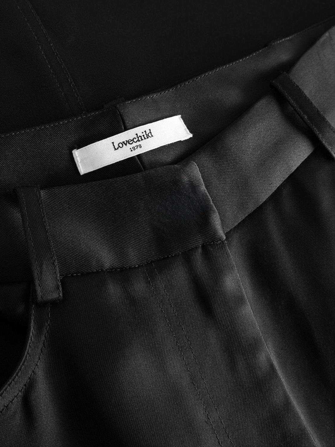 Product image 5 of 6, which shows Lovechild 1979 Martina A Line Skirt, Black, 14