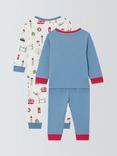 John Lewis Kids' London Pyjamas, Pack of 2