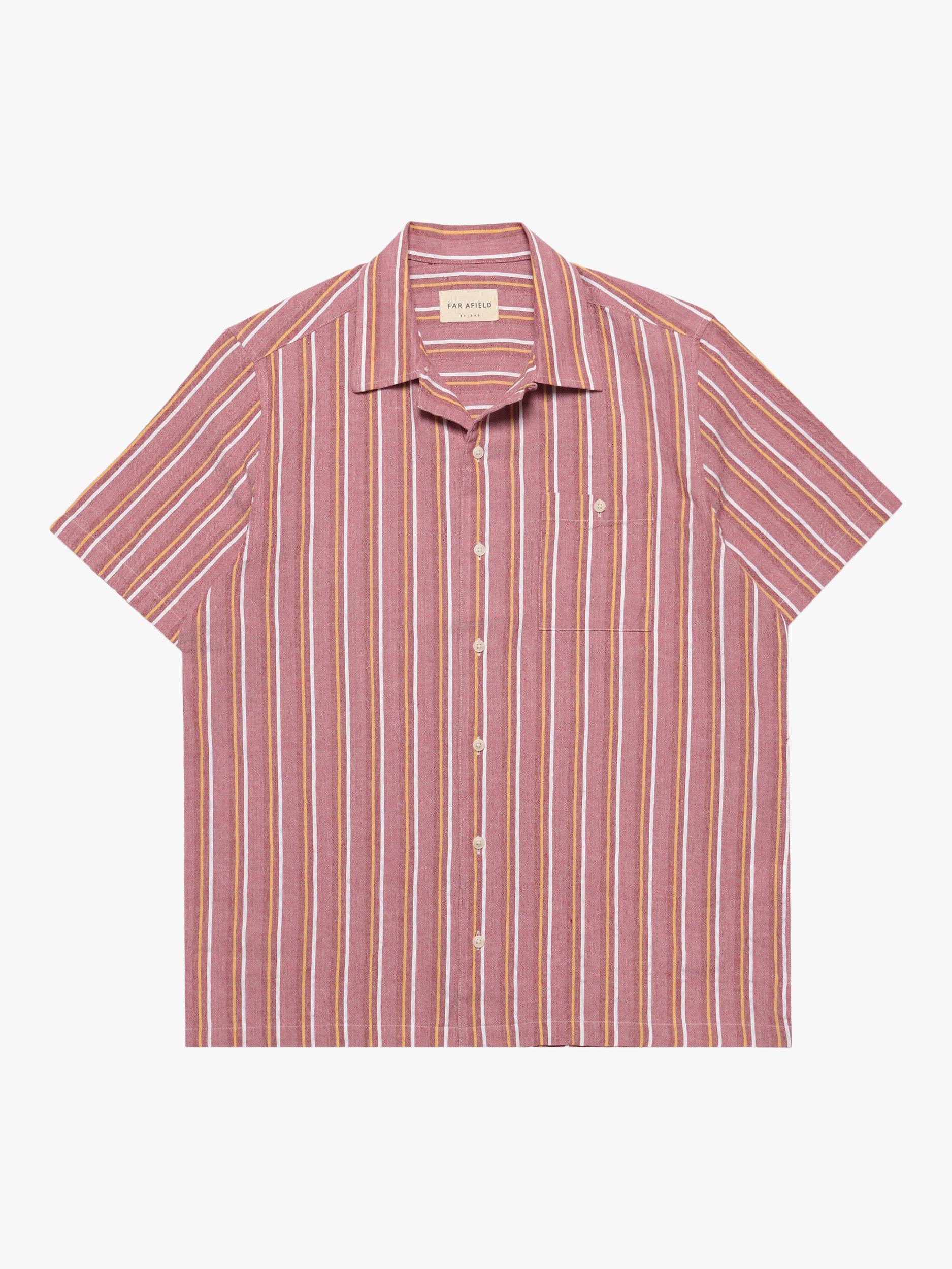 Far Afield Selleck Short Sleeve Shirt, Pink/Multi