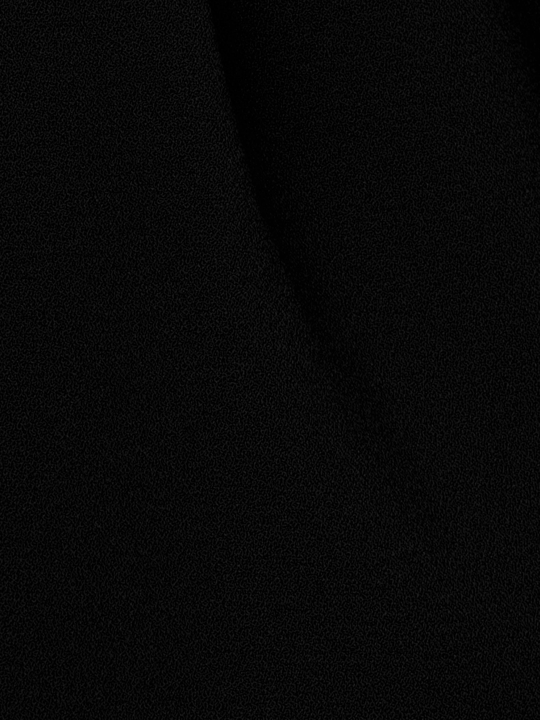 Product image 7 of 7, which shows Adrianna Papell One Shoulder Bow Midi Dress, Black, 12