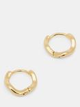 HUSH Fern Twist Huggie Hoop Earrings