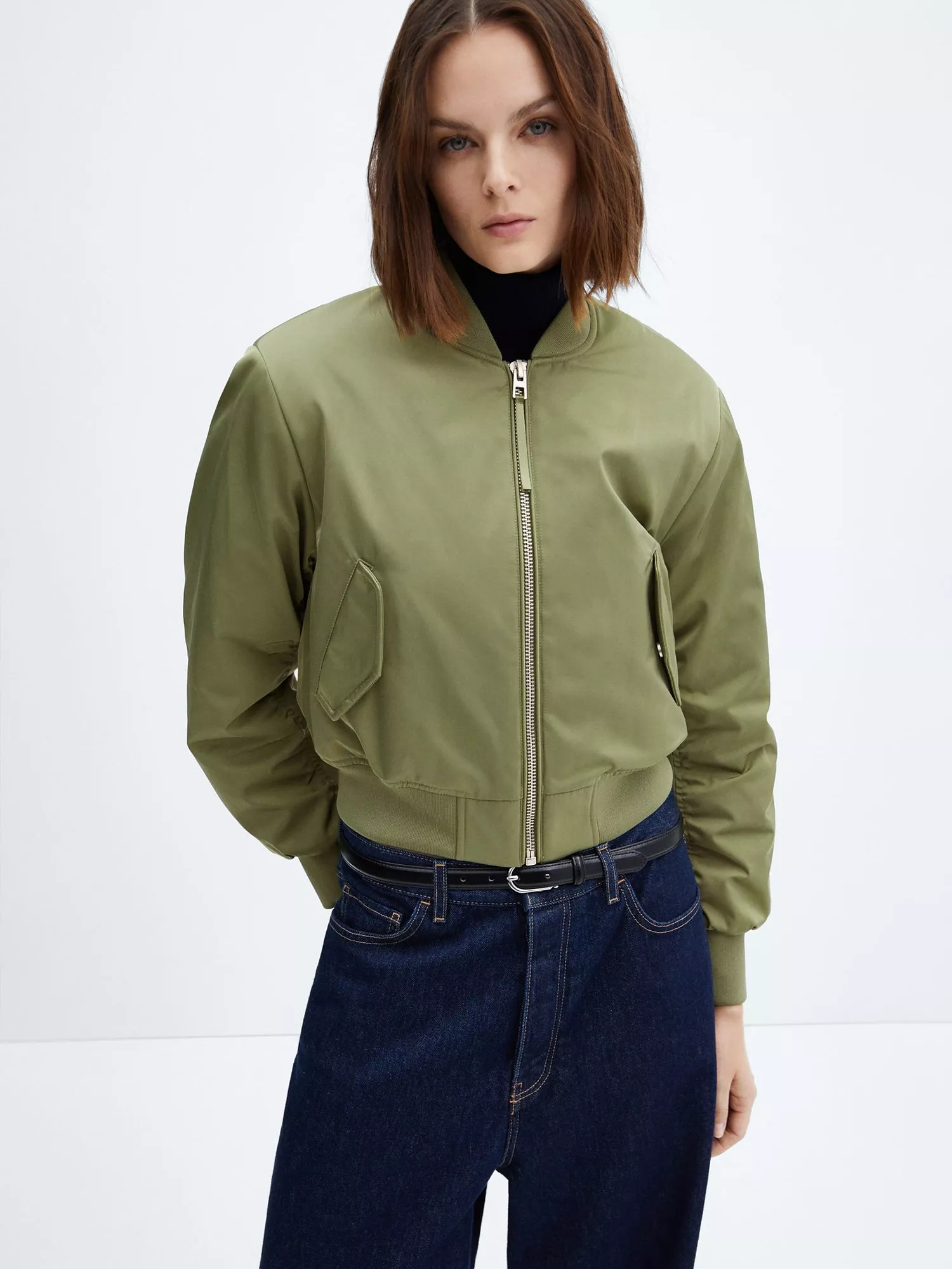 Mango bomber jacket best sale