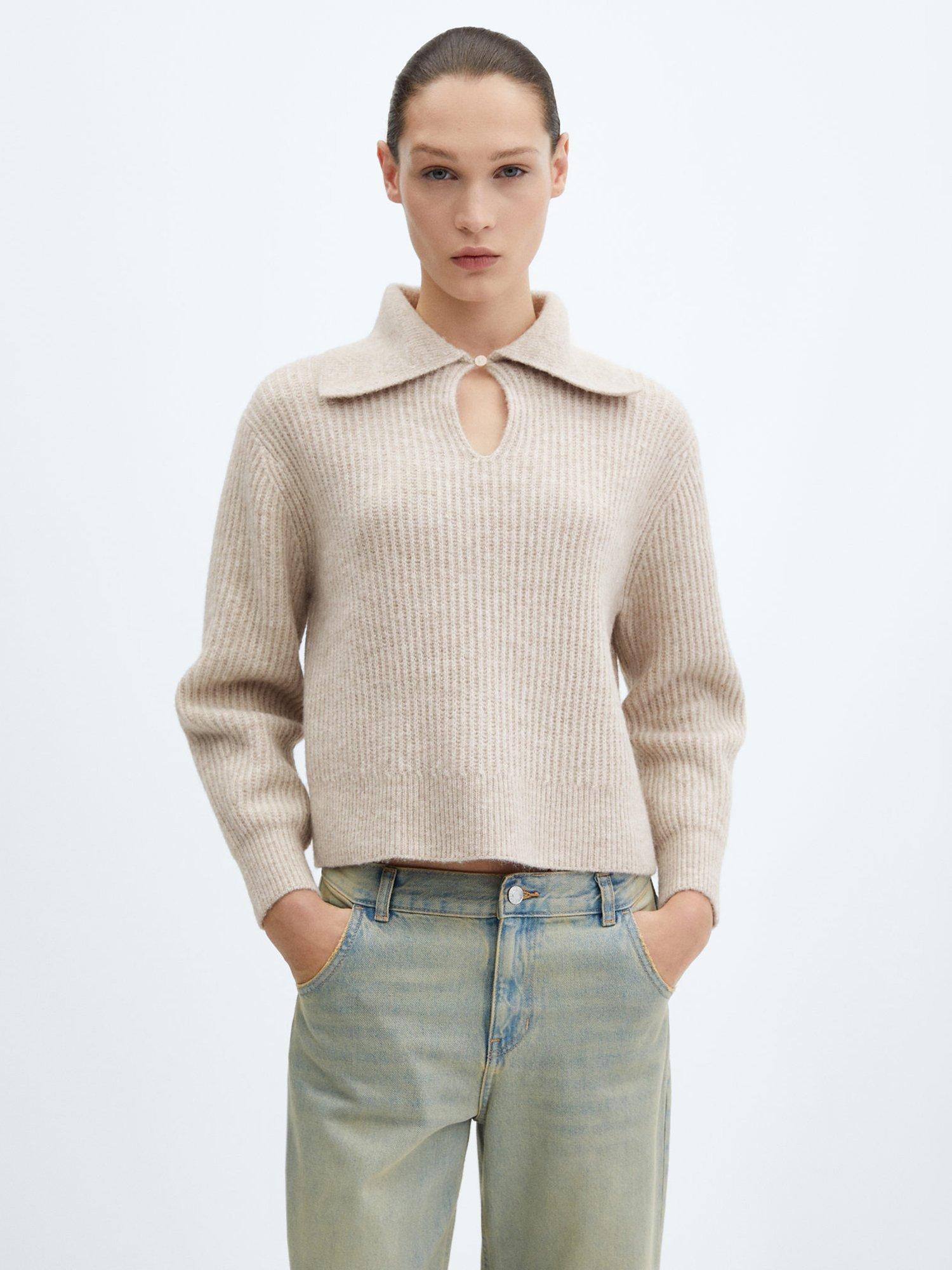 Mango beige jumper sales