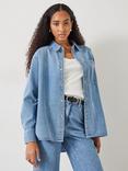 HUSH Daina Denim Shirt, Light Authentic Blue