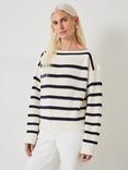 HUSH  Aubrey Ribbed Open Knit Jumper