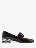 Chie Mihara Unari Leather Mary Janes, Black/White