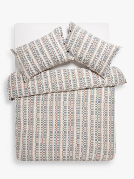John Lewis Moment Check Bedding, Multi