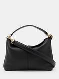 HUSH Stevie Magdot Leather Crossbody Bag, Black