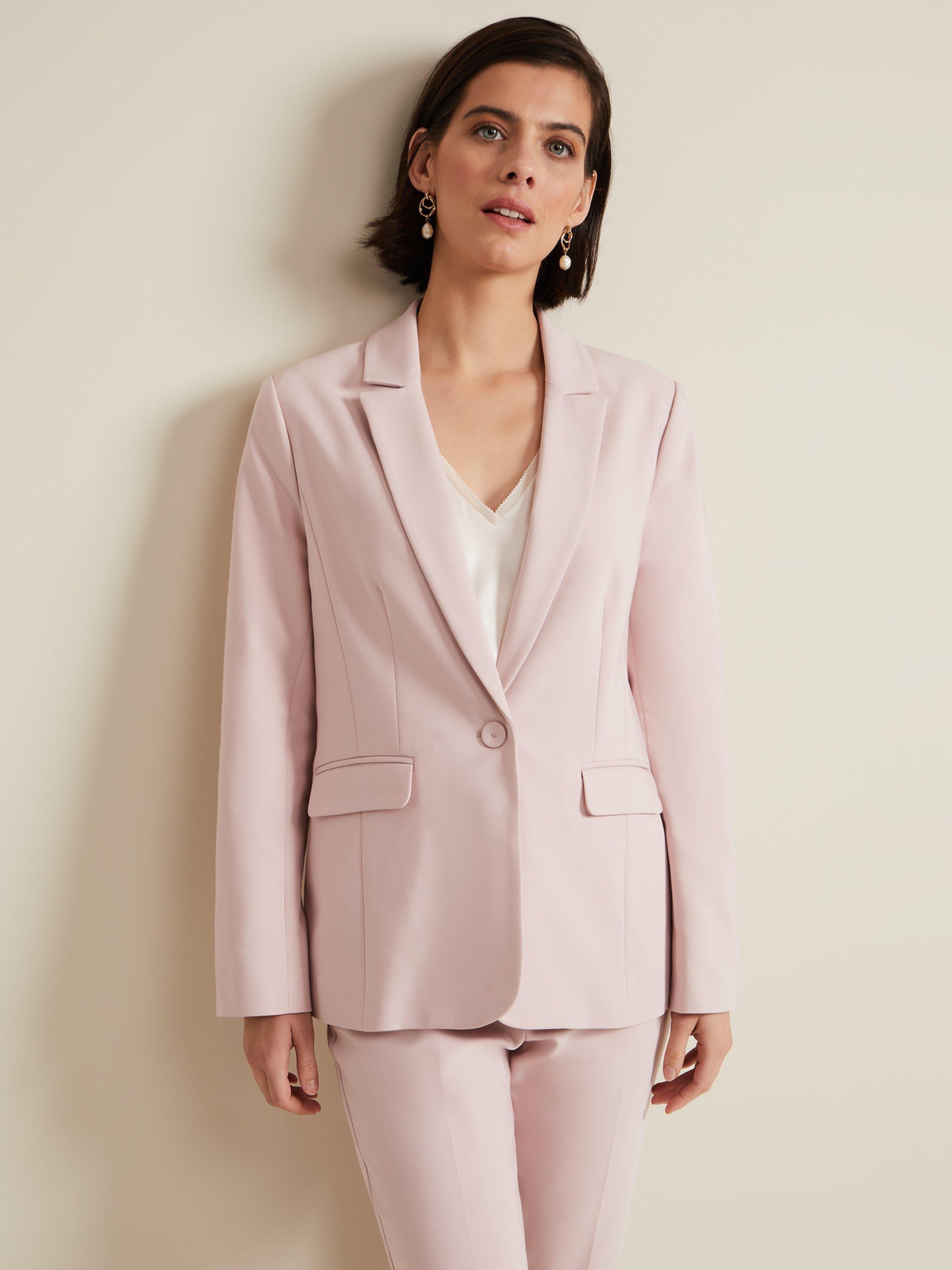 Phase Eight Ulrica Suit Jacket, Antique Rose, 6