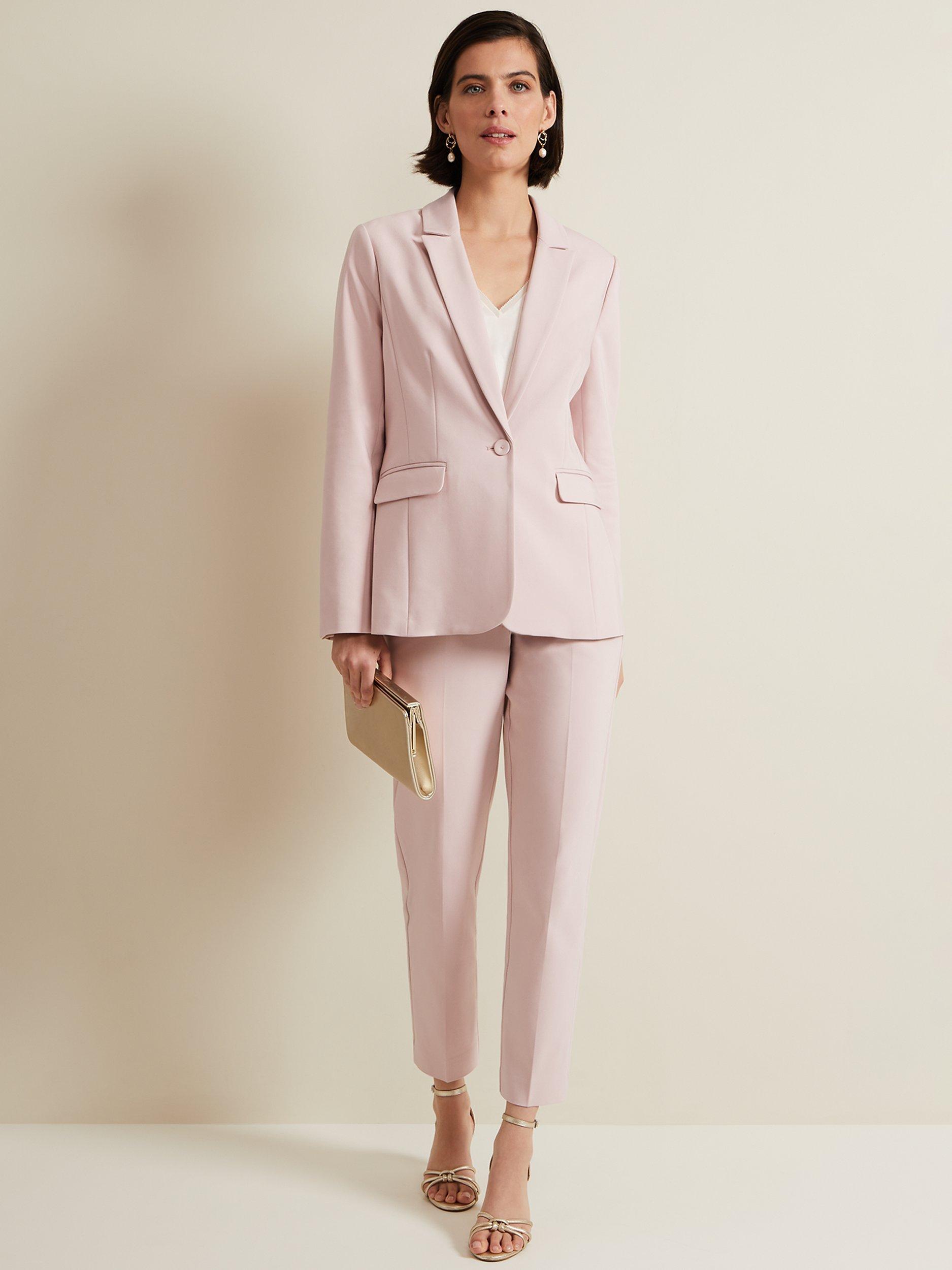 Phase Eight Ulrica Suit Jacket, Antique Rose, 6