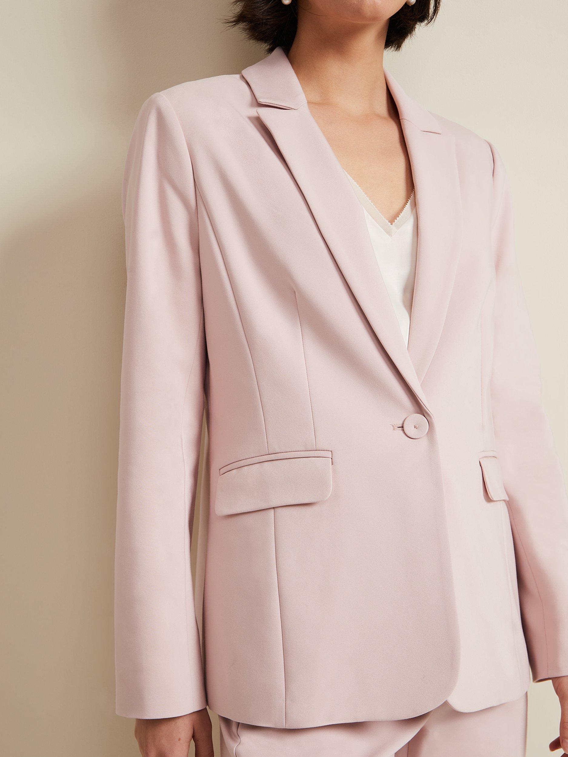 Phase Eight Ulrica Suit Jacket, Antique Rose, 6