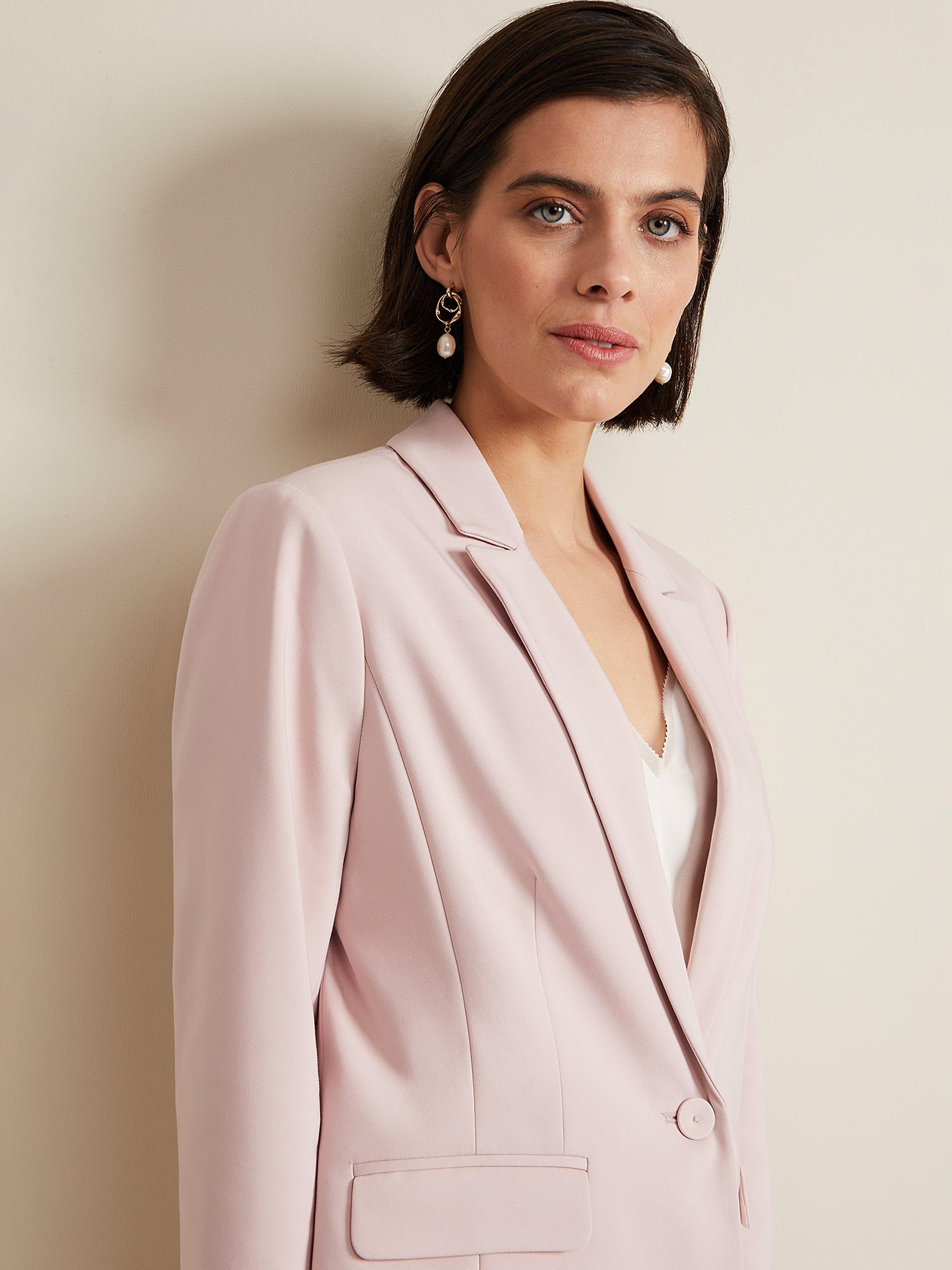 Phase Eight Ulrica Suit Jacket, Antique Rose, 6