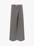 Lovechild 1979 Tabitha Wrap Waist Tailored Trousers, Grey Melange