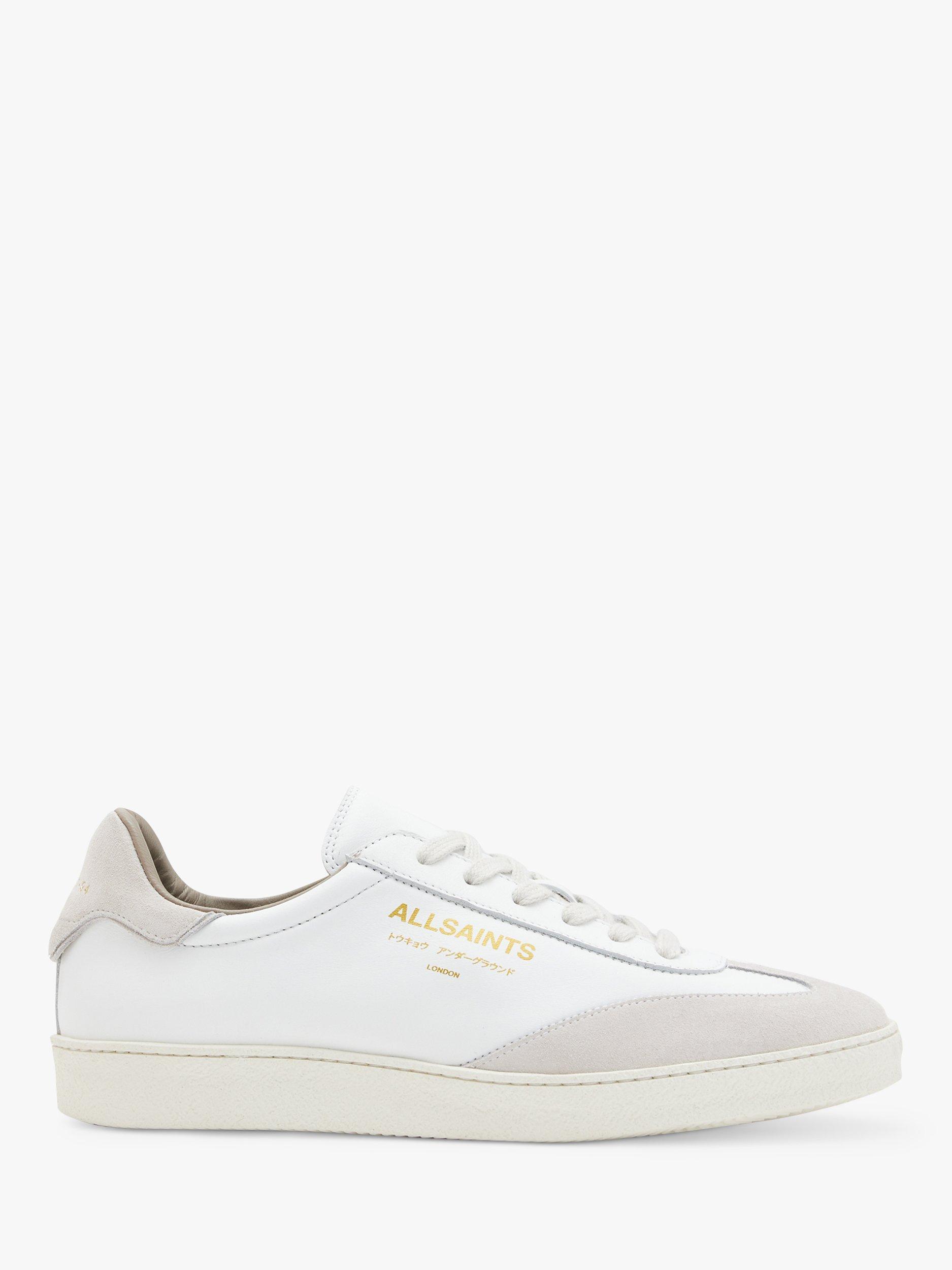 AllSaints Thelma Leather Trainers, White