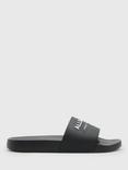 AllSaints Underground Rubber Sliders