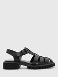 AllSaints Nessa Leather Buckle Sandals