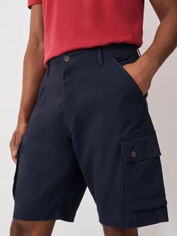 Crew Clothing Cargo Shorts, Navy Blue