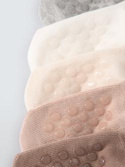 John Lewis Baby Organic Cotton Rich Socks, Multi - view 2, Multi