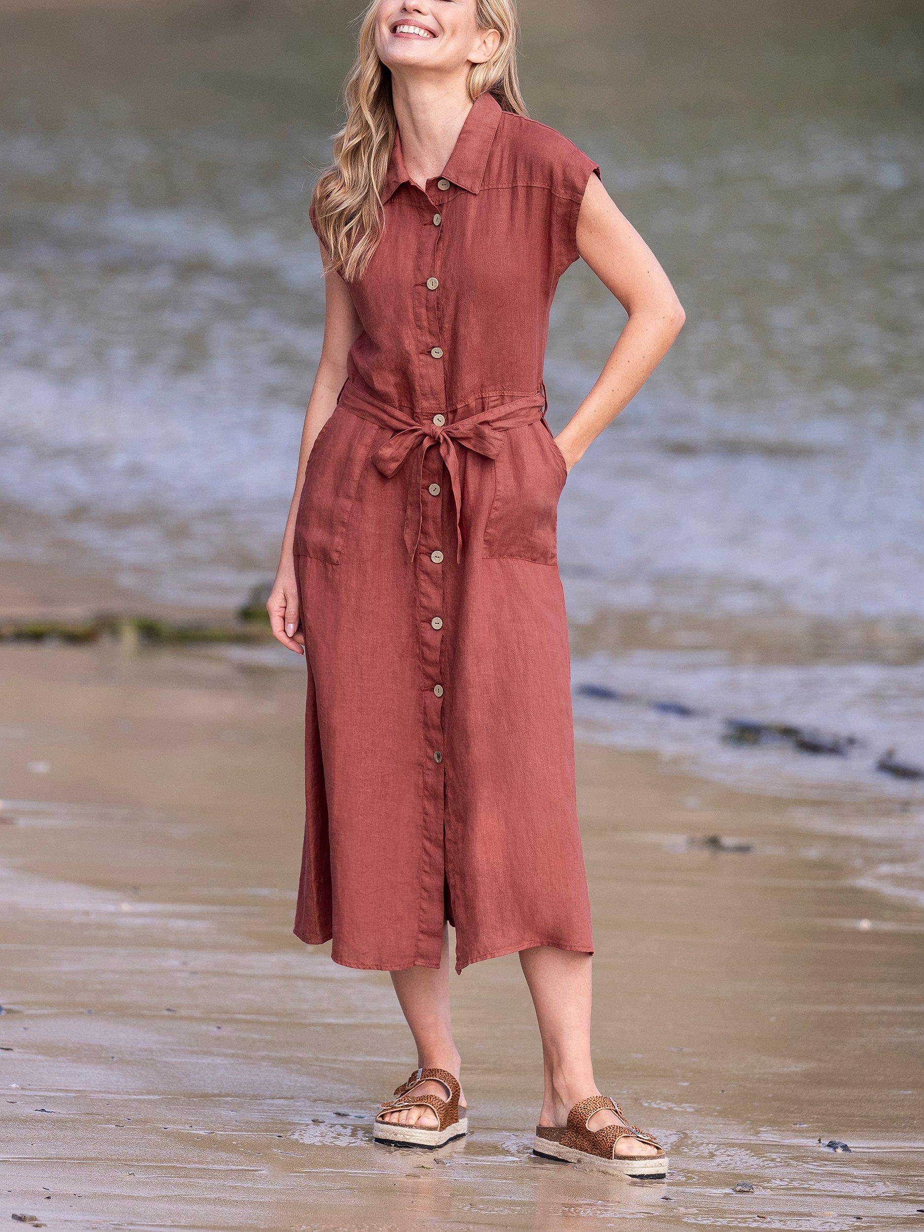 John lewis linen dresses best sale