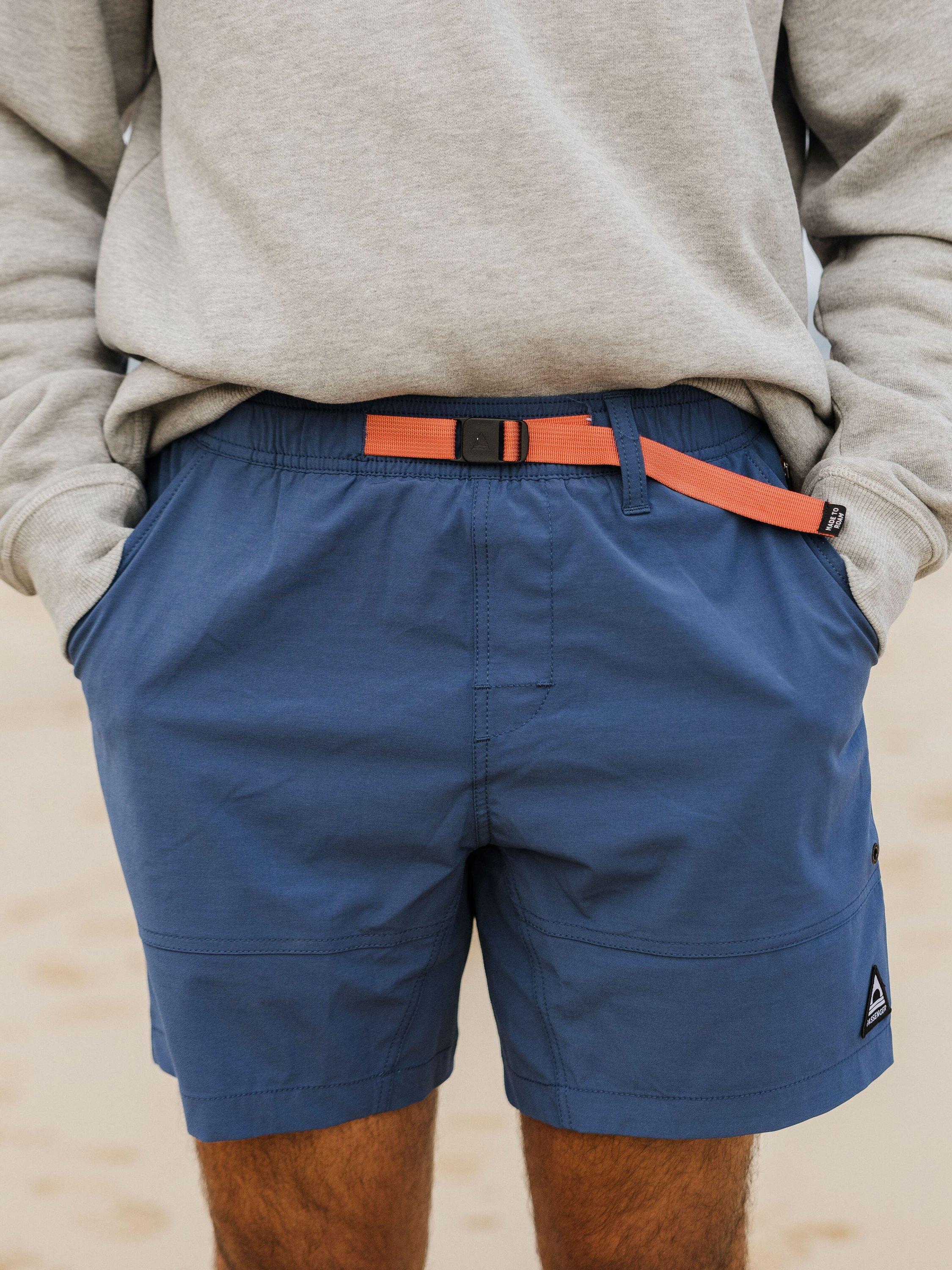 Product image 1 of 5, which shows Passenger All Purpose 17" Swim Shorts, Dark Denim, S