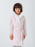 John Lewis Kids' Corded Fleece Robe, Pink