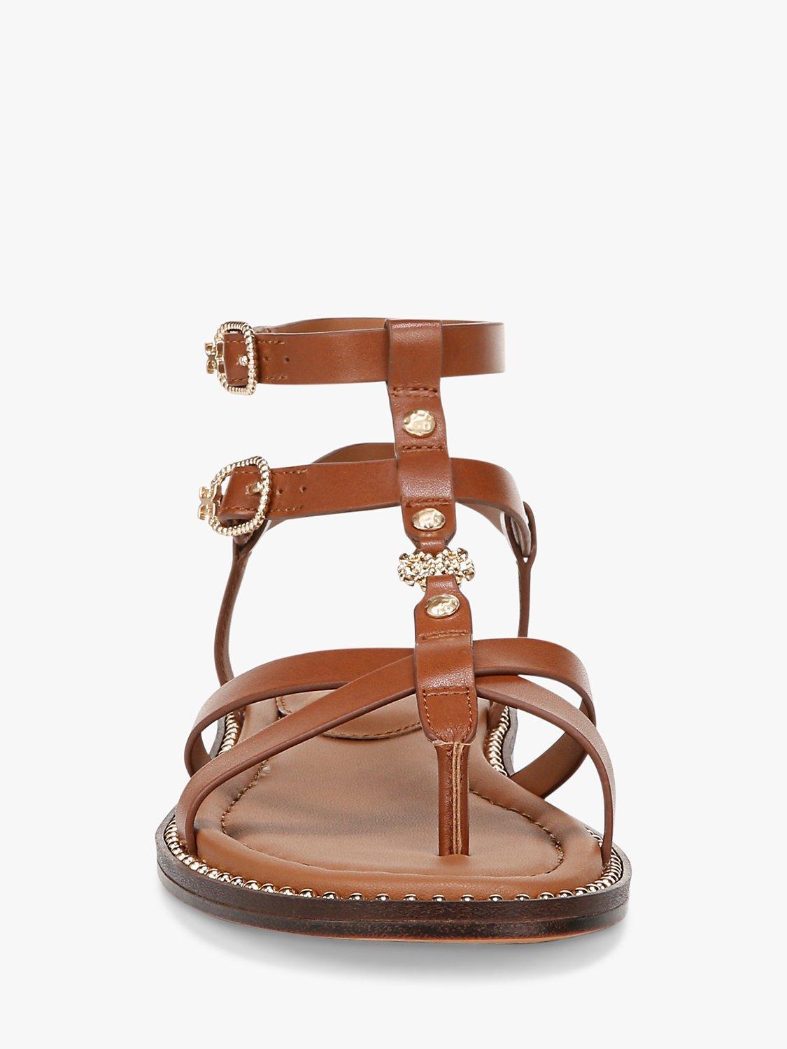 Product image 2 of 6, which shows Sam Edelman Talya Leather Gladiator Sandals, Rich Cognac, 3