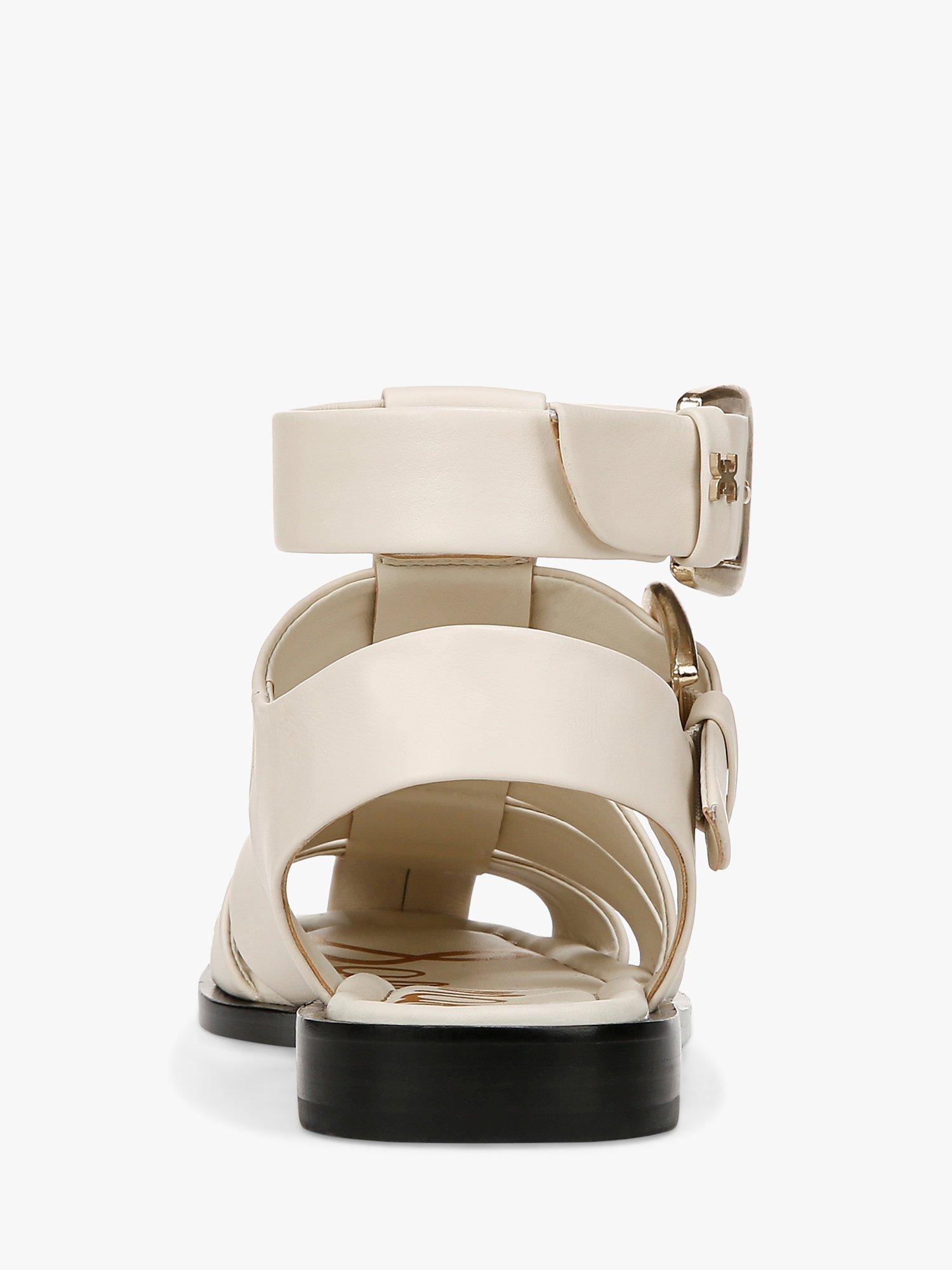 Product image 4 of 6, which shows Sam Edelman Dawn Leather Gladiator Sandals, Modern Ivory, 3