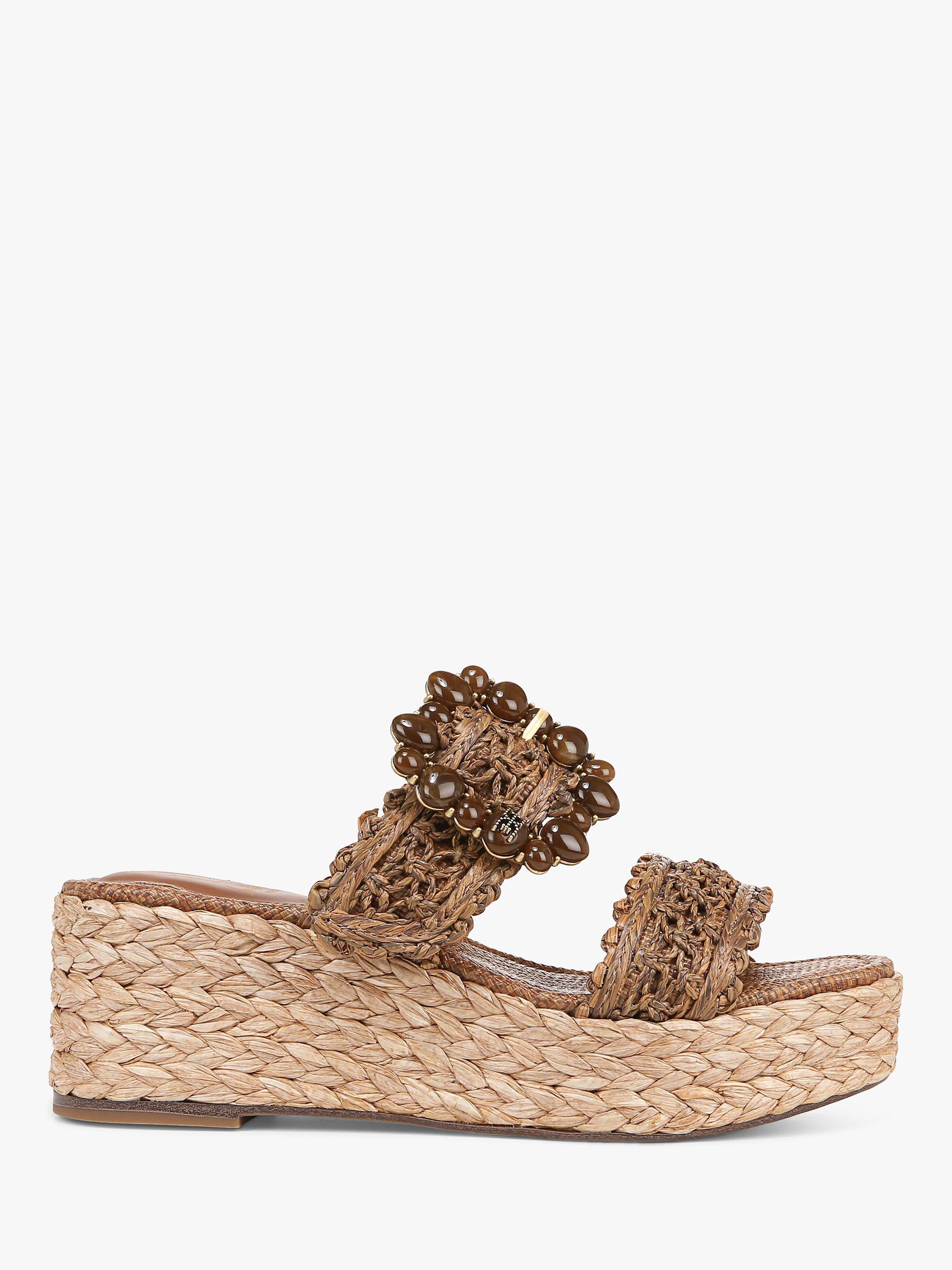 Sam Edelman Cadance Wedge Heel Sandals, Cuoio, 7
