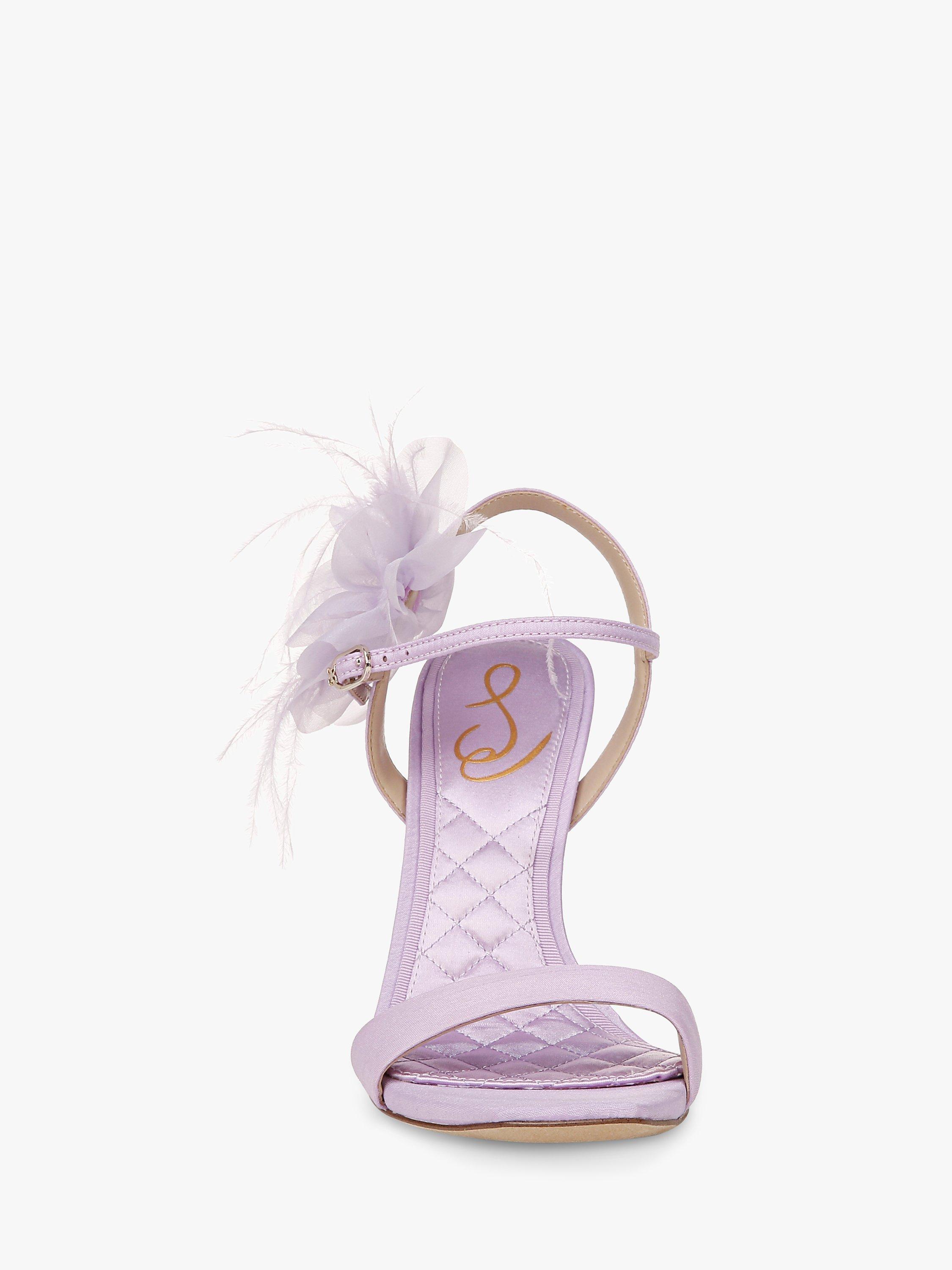 Product image 2 of 6, which shows Sam Edelman Leana Stappy Heeled Sandals, Orchid Blossom, 3