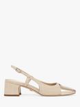 Sam Edelman Tarra2 Slingback Shoes, Linen/Gold Leaf