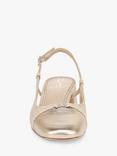 Sam Edelman Tarra2 Slingback Shoes, Linen/Gold Leaf