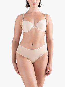 Nudea Mid Rise Second Skin Stretch Bikini Brief, Bare 01