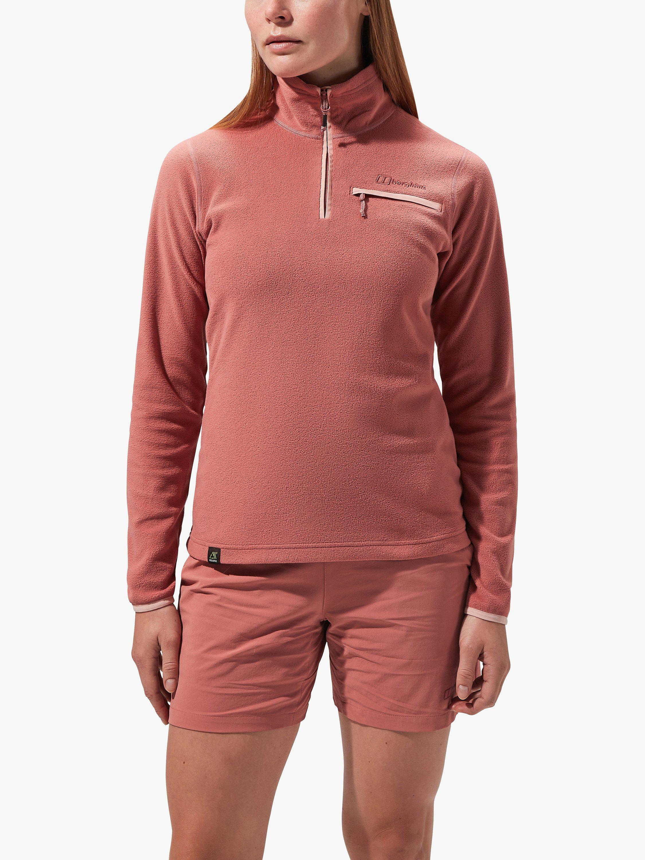 Berghaus Prism 2.0 Micro Half Zip Fleece, Ashed Rose, 12