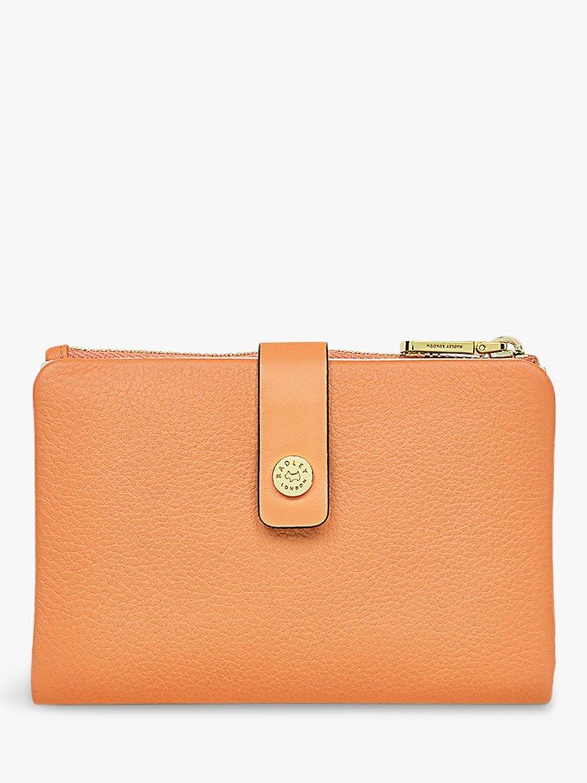 Radley Larkswood 2.0 Leather Medium Bifold Purse, Apricot, One Size