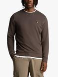 Lyle & Scott Logo Crew Neck Cotton Sweatshirt, Gunmetal